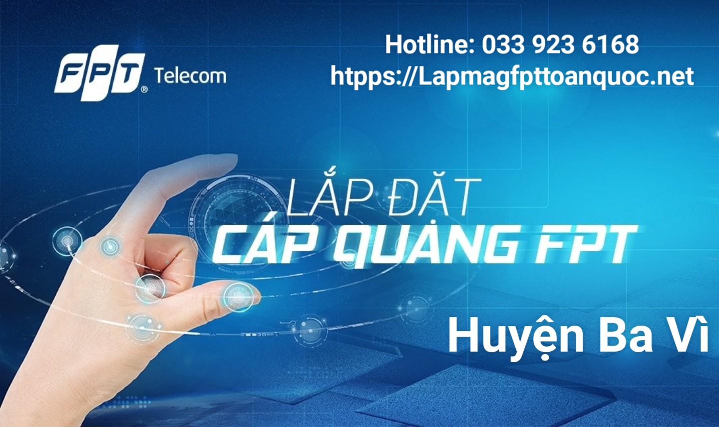 Lắp mạng FPT huyện Ba Vì